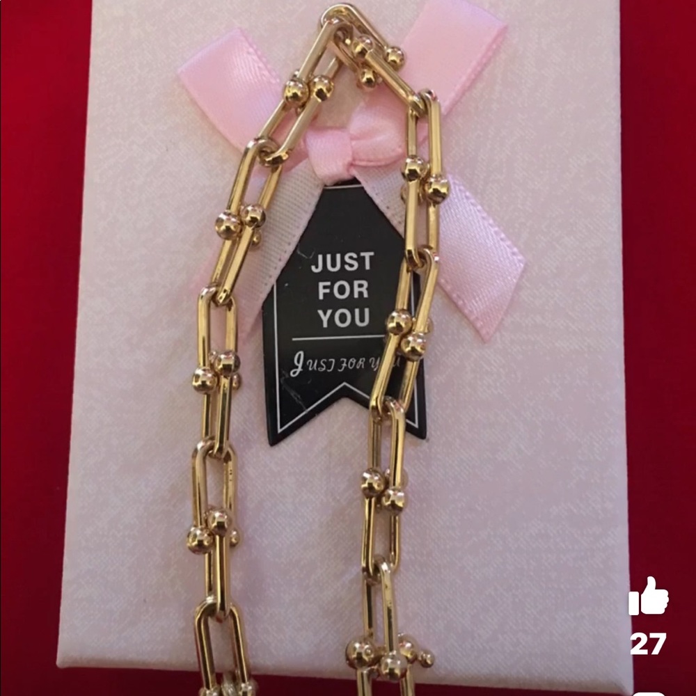 Bracelet New 18 K Saudi gold